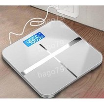 전자 저울 체중계 핑크 가정용 정밀 체중 측정 LED 디지털 5일배송, 1. WHITE