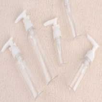 펌프형 투명 손소독제 크림 로션 용기 소분통 용기 45ml, 기본