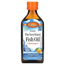 칼슨 베리 파이니스트 피시오일 내추럴 오렌지 200ml, 5병, 198.14ml