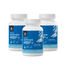 뉴트로웨이 액티브유단백추출물MBP60정x3통 1일2정 동물성 식물성단백질 건강밸런스에도움 L프롤린 필수아미노산 간편섭취 완두단백분말 분리대두단백, 3개