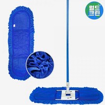 월드크린 극세사 리스킹걸레 60cm 1p+리스킹 판자루 물 강당 체육관 걸레 대걸레 청소기 밀대 청소포 바닥, 극세사리스킹걸레60cm1p 리스킹판자루