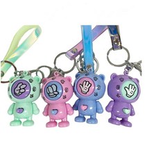 가위바위보 게임 키링 열쇠고리 미니 게임 친구선물, 랜덤