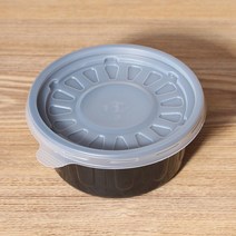 일회용 반찬 소스 용기 AJ 105파이 소 블랙 200세트-소분, AJ 소스 105파이 소 블랙 200세트