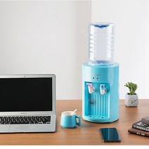 미니 온수 디스펜서 상온수 탁상용 정수기 가열기, 핑크색 2.5리터 핸들 버킷