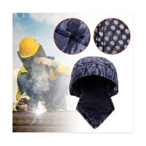 MEW164837작업용 용접 두건 모자 용접 소품 안전두건 보호구 내열성 재질 헬멧