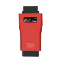 자동차 차량용 정비 공구 복스 세트 Autel-CAN FD 어댑터 지원 CAN 프로토콜 T 차량 진단 도구 포함 모델, 01 빨간
