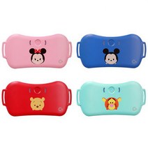 디즈니 FINE PAD 썸썸 온열패드 찜질팩 찜질기 예쁜 선물 발온 열기 마사지 허리 배 복부 복대 벨트 피로 통증 완화 원적외선 전자파없는 재사용 무선 충전식 휴대, 디즈니 온열패드, 미키