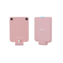 리아 OISLE 초소형 부착형 보조 배터리 아이폰 삼성 엘지 Type-C 4500 mAh, 핑크