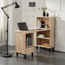 주식회사히트 [히트가구] A3591 삼나무 책장 서랍책상 세트 A 1200 1color (착불)