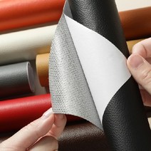 인조 가죽스티커 가죽 수선패치 소파 리폼 (137cm x 50cm), 연브라운