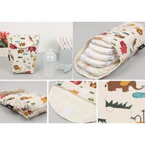 동물 캐릭터 출산선물 방수파우치 기저귀백 백인백 아기엄마가방 보모