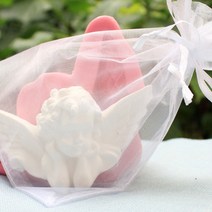 석고방향제 비누 캔들-포장재료, 석고방향제포장망사-블랙(100매)