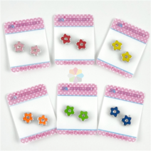 악세사리 모음 LED 보석 반지 귀찌 헤어 아동 어린이, 트윙클자석귀찌B