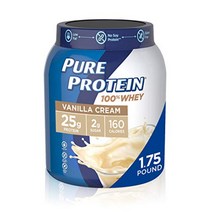 퓨어프로틴 분리 유청 단백질 25g 파우더 각종아미노산 바닐라크림 1.75파운드(794g), 바닐라개