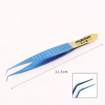 인그로운 헤어 핀셋 제모 관리 체모 미세 제거 염증 예방 티타늄 가는 모낭, 브러시 황동