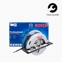 보쉬 GKS 235 Turbo 유선 원형톱 9인치 2050W 목재