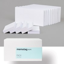 메모텍 포스트잇 스티키노트 포스트지 대용량 박스 화이트 5076, 24개입