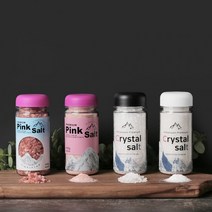 JH굿즈 히말라야 핑크솔트 크리스탈솔트 (400g) 4종류 핑크소금 크리스탈소금 가는소금 굵은소금, 핑크솔트 보틀(가는입자) 400g