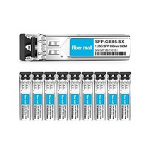 fiber mall 1G HPE Procurve용 SFP LX J4859C J4859B J4859A 아루바 J4859D 1000BASE-LX 1.25Gb/s 미니GBIC 송수신기, 1.25GB/SX/550m/10Pcs fiber mal