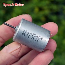 24mm x 30mm 미니 370-12670/11650 모터 DC 12V-24V 귀금속 브러시 음소거 정밀 자동차 부품 AV 장비, 01 Type A Motor