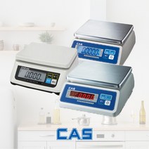 ( 어댑터 포함 ) 카스 가정용 주방 방수 충전식 전자 저울 SW-II 시리즈 3kg 6kg 15kg 30kg, [건전지타입/일반형]SWII-15CS(15kg/5g)
