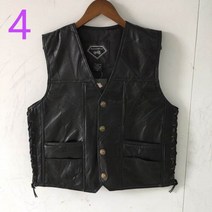 남자 라이더 가죽 자켓 남성 양복 조끼 정품 가죽 조끼 자수 패션 남성 오토바이 의류 재킷 편지 민소매 자켓 코트 의류