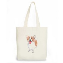 반려동물을 수채화느낌으로 주문제작 에코백