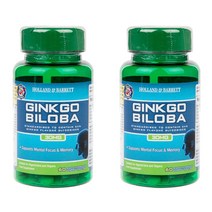 홀랜드앤바렛 징코 빌로바 30mg 60정 2팩 Holland & Barrett Ginkgo Biloba