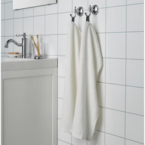 이케아 세면타올 DIMFORSEN 딤포르센 세면타올 화이트 40x70 cm bathroom towels white, 1개
