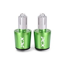 오토바이핸들그립 cnc 바 바 캡 엔드 플러그 혼다 pcx125 pcx150 pcx, 초록