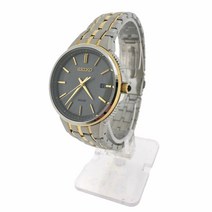 세이코 SNE522 솔라 그레이 투톤 스테인리스 스틸 남성용 시계 세이코 Solar