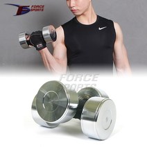 포스스포츠 국산 도금아령 ~15kg 덤벨, 6kg