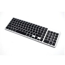 맥용 키보드 맥호환 애플호환 MacBook iMac 노트북과 호환되는 소형 무선 키보드, 한개옵션2, 02 Silver Black bond, 한개옵션1
