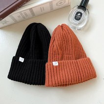 우드피카 남녀공용 잔골지 비니 모자 2개 1세트