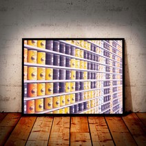 쉽지 A2벽걸이 슬림형 LED 라이트패널 메뉴판 광고판 조명액자, 화이트+출력물(조명용백릿+9000원)