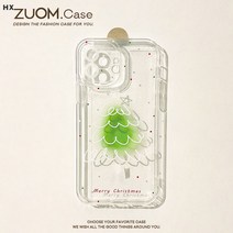 청색 크리스마스 트리 케이스 도매 넘어짐 방지 소프트 케이스 여 아이폰 케이스에 적용