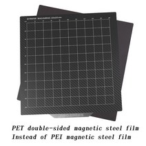 Twotrees 3D 프린터 부품 PEI Smooth + Powder 코팅 스프링 강판 Hotbed Flex Magnetic Base Ender 3/5 업, [12] 235x235mm-two side
