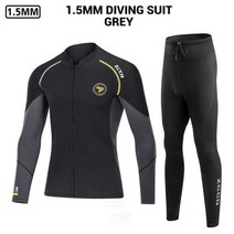 해녀복 해남복 스쿠버 다이빙 슈트 잠수복 네오프렌 수중 카이트 스피어피싱 자켓 바지, MT201 BK Wetsuit Men+2XL 80-90