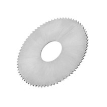 Auniwaig 원형 톱날 HSS 플레인 슬리팅 톱 커터 커팅 툴 72 톱니 0.7mm0.027인치 두께 75mm2.95인치 총 길이 22mm0.86인치 아버 직경 1개