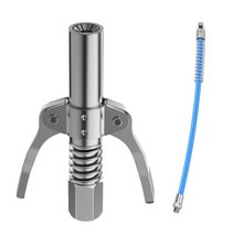 주입기 구리스 건 펌프 Grease Gun Adapter Highpressure Oil Injections Nozzles Hose Kit Coupler Coupling End Fi, 옵션02 Nozzle and Hose