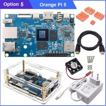 휴비나인 데모보드 Orange Pi 5 8GB 4GB 16GB RK3588S PCIE 모듈 외부 WiFi BT SSD 기가비트 이더넷 5V 4A 전원 공급 장치 안드로이드 데비안, 번들 5_4GB