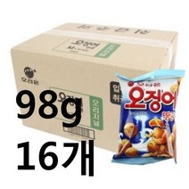 JJ 오리온 오징어땅콩 98gX16개/한박스, 13개
