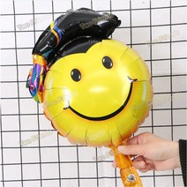 졸업풍선 10pcs 미니 행운을 빌어 요 대학원 호일 풍선 졸업식 파티 장식 베이비 샤워 소녀 소년 졸업 용품, [04] 10PCS cap
