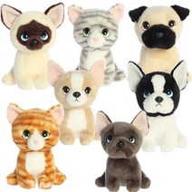 내 손안에 쁘띠펫 인형 동물 캐릭터 봉제 애착 인형, 쁘띠펫-보스턴테리어