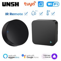 스마트홈컨트롤부품자재 Tuya IR WiFi 범용 스마트 리모컨 TV DVD AUD 온도 및 습도 센서 알렉사 구글 홈 앨리스 지원, [01]