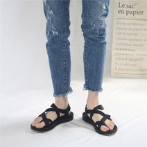 남자 컴포트 플립플랍 스트랩 슈즈 SS 버클 샌달