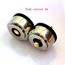 1-10 세트 미니 10mm 방수 마그네틱 커넥터 포고 핀 남성 여성 2A 5A 10A DC 플러그 LED 스마트 전자 전원, 01 10mm-5A_04 10set