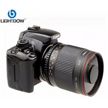 dslr 렌즈 어댑터 Lightdow 500mm F8 망원 미러 렌즈 캐논 니콘 펜탁스 소니 올림푸스 DSLR 카메라 용 T2 어댑터 링 포함, 05 M4/3