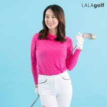 [라라골프] 여성골프웨어 삼색 귀달이 이너_봄여름_귀걸이티_자외선차단