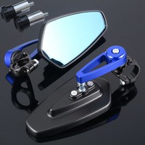 오토바이 라이딩 바이크 사이드 백 미러 용품 부품 HONDA Forza 300 2019 Cb650R Pcx 125 Pcx 150 Cb 650R Super Cub 용 바 엔드 바, 파란색